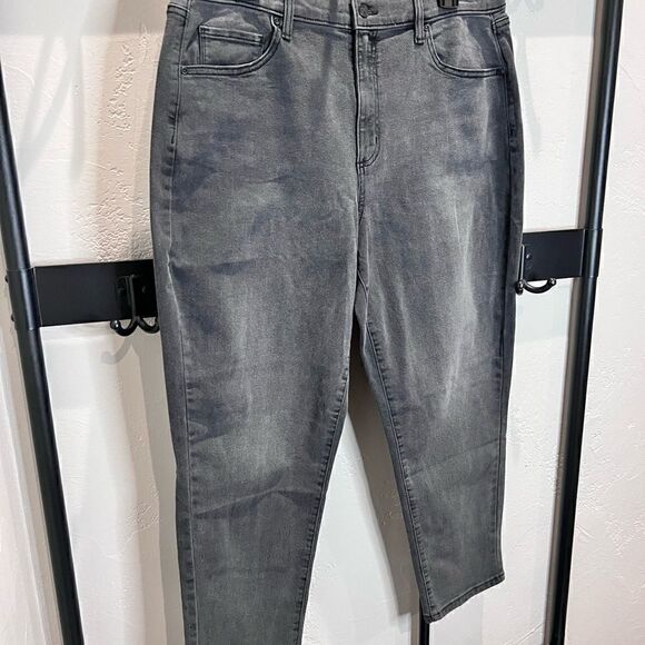 NWT Sonoma mom jeans ultra high rise baggy grey denim size 12 - Picture 6 of 14